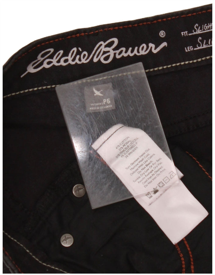 EDDIE BAUER Женские повседневные брюки US 6 Medium W32 L28 Черные