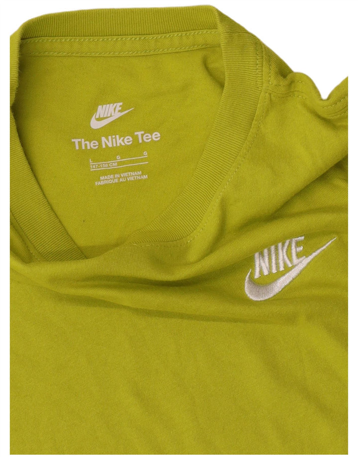 Футболка Nike для мальчиков, 12–13 лет, большая, цвета хаки