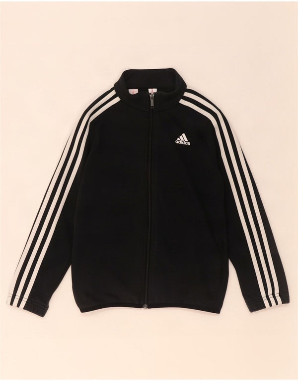 Спортивный костюм Adidas для мальчиков, верхняя куртка 9-10 лет, черный хлопок