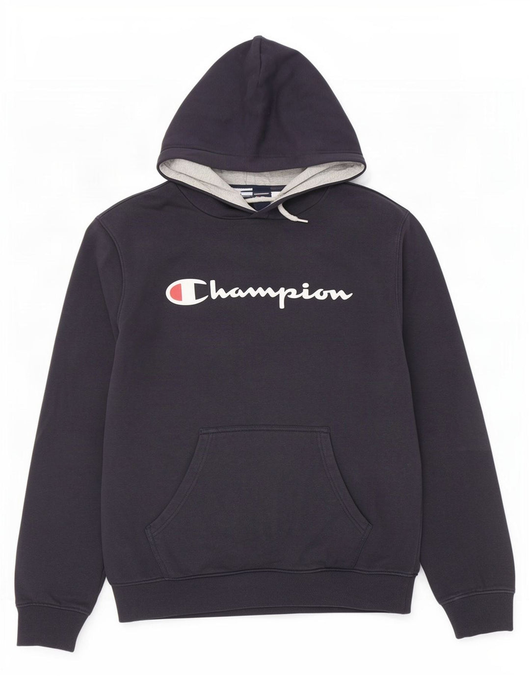 Мужской джемпер с капюшоном Champion, темно-синий, хлопок, средний размер