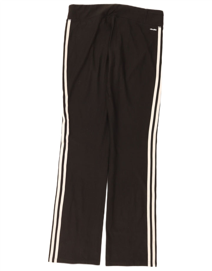 Женские спортивные брюки Adidas UK 12/14, средний черный полиэстер