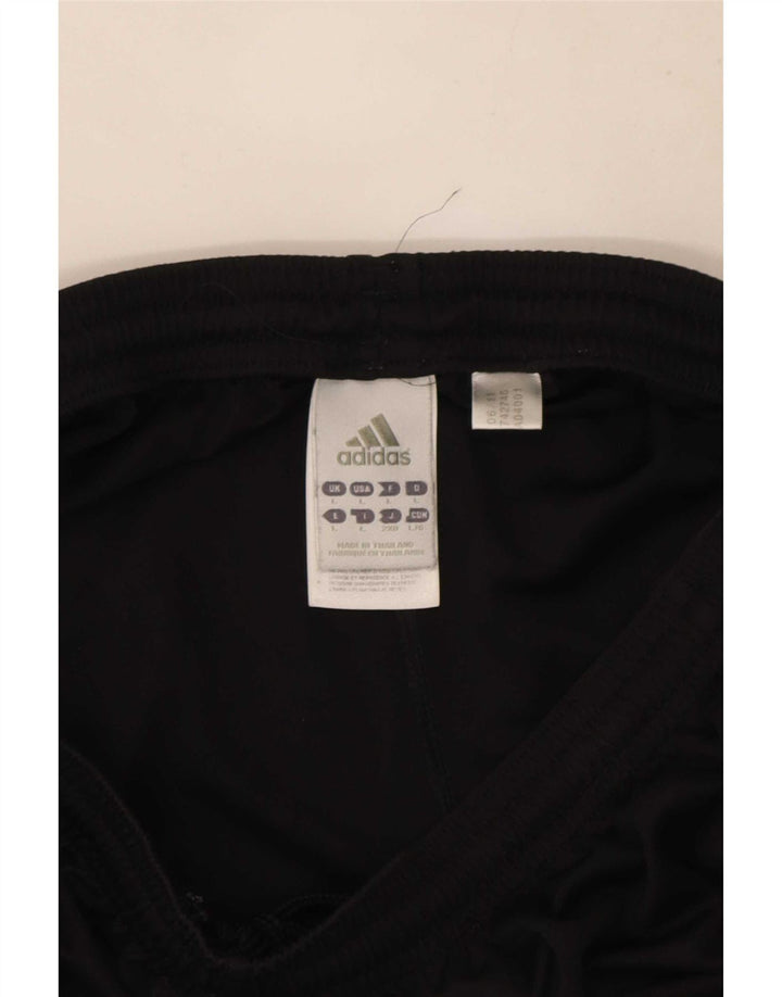 Мужские спортивные шорты Adidas Climalite, большие черные из полиэстера