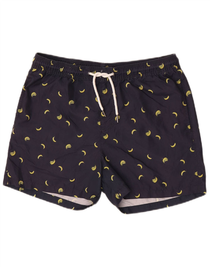 Мужские шорты для плавания Jack & Jones с рисунком, маленькие, темно-синие, полиэстер