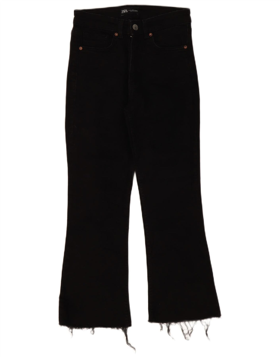 Женские джинсы Bootcut ZARA EU 38, маленькие W28 L25, черные