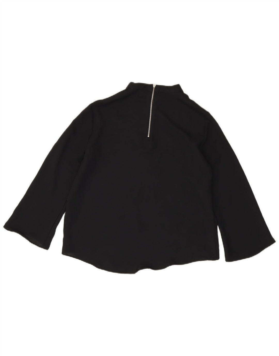 Женская блузка с рукавом 3/4 Zara UK 14, большая черная