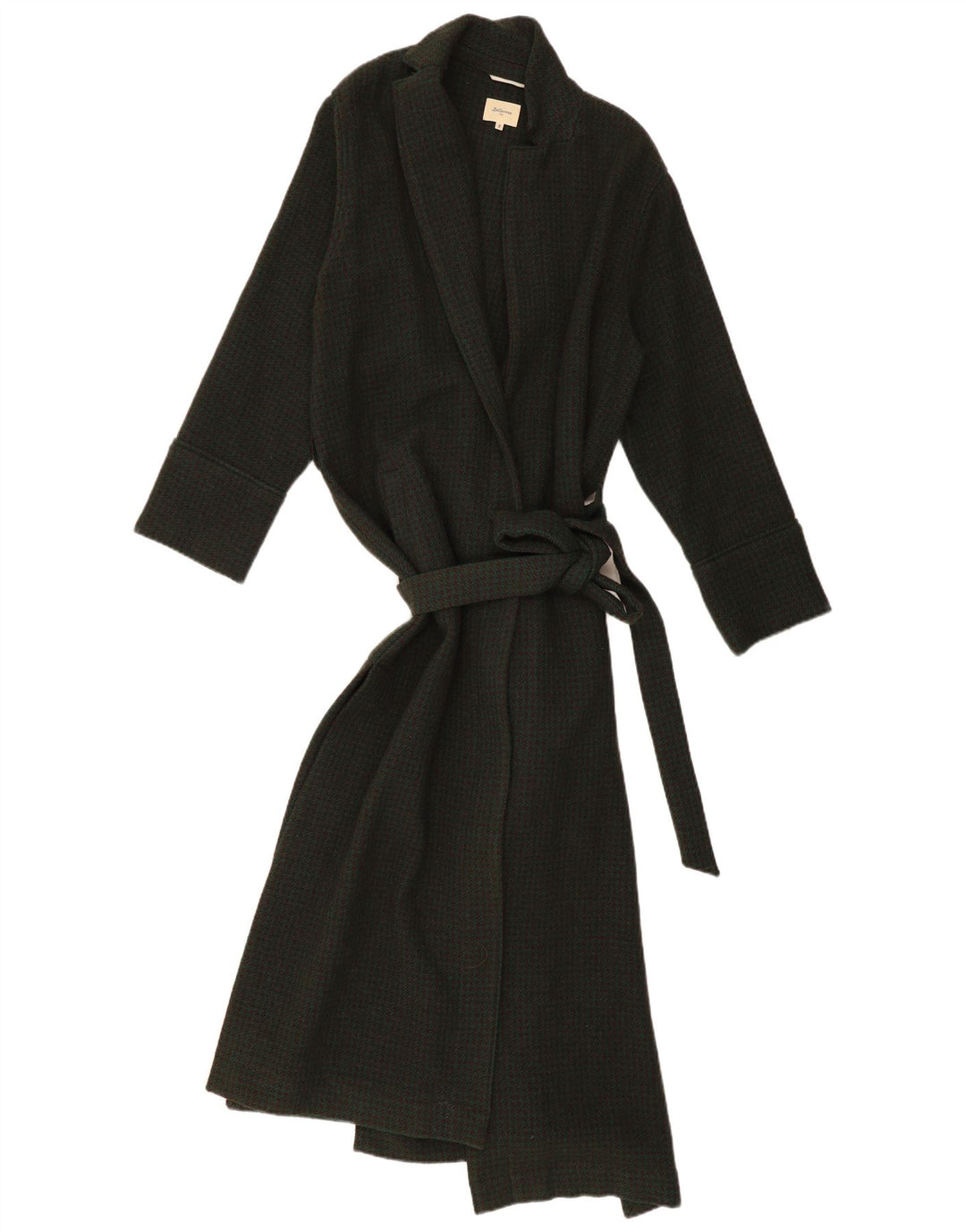 Женский халат BELLEROSE, пальто США 2 XS, хаки, шерсть с узором «гусиные лапки»