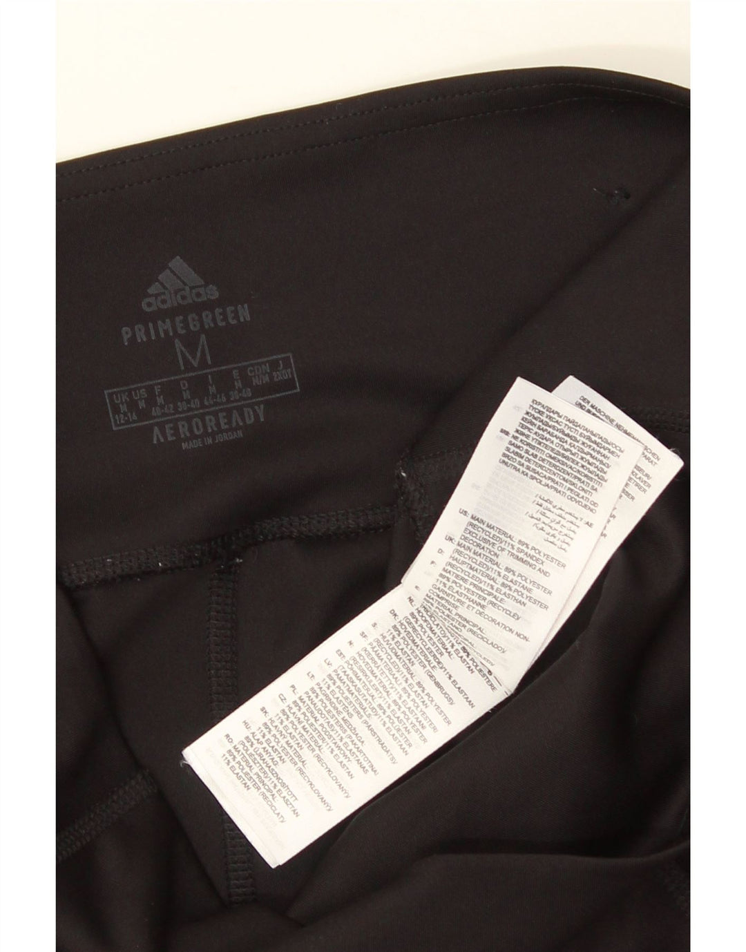 Женские леггинсы ADIDAS Aeroready UK 12/14, средний черный полиэстер