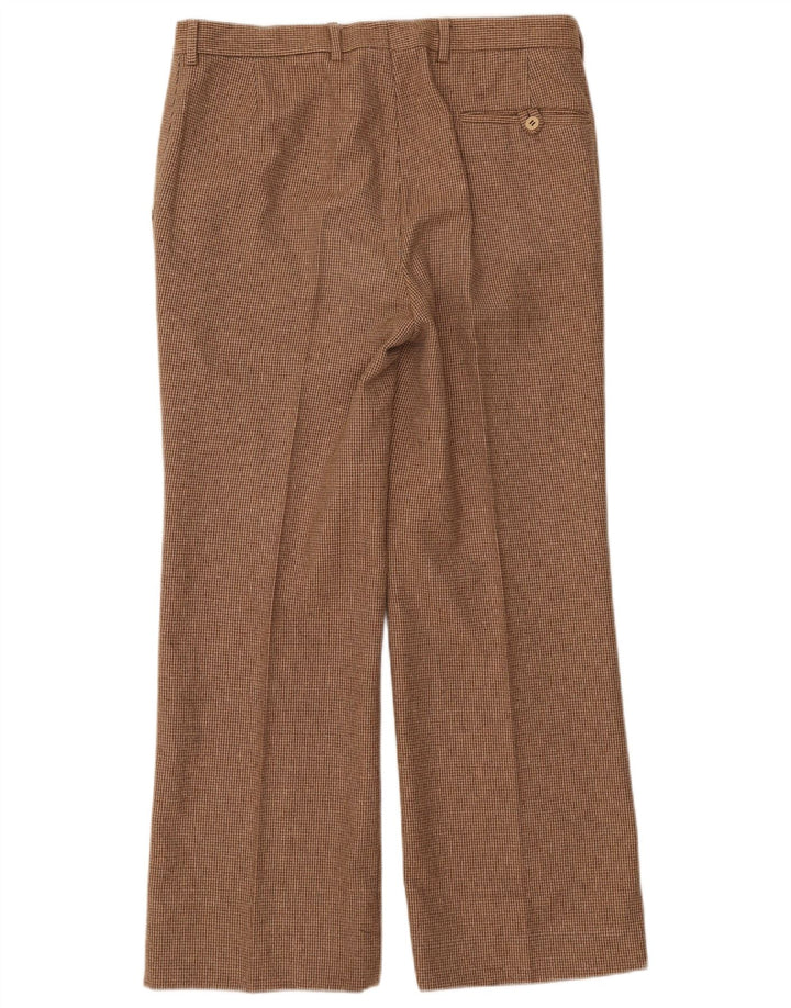 Винтажный мужской костюм из двух предметов на 2 пуговицах IT 48 Medium W32 L28 Коричневый