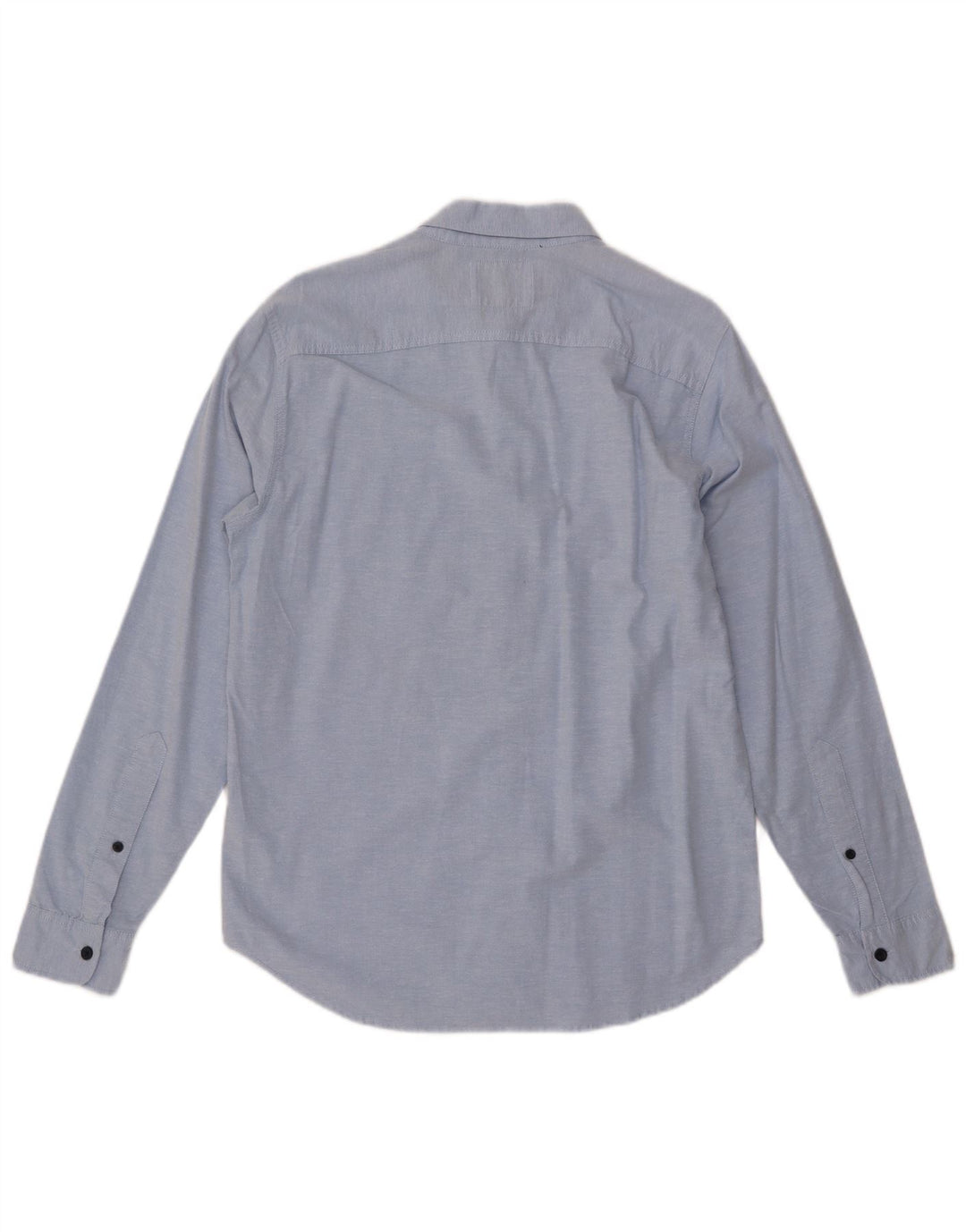 HOLLISTER Мужская рубашка из хлопка среднего синего цвета