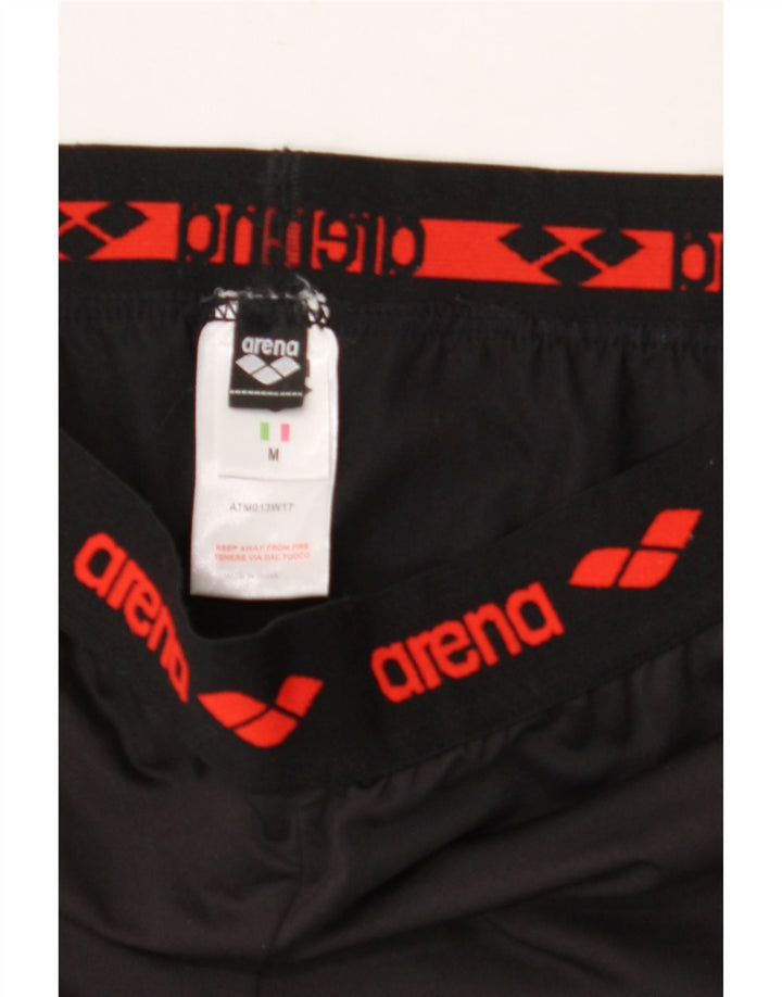 Женские леггинсы с рисунком Arena UK 12, средний черный полиэстер
