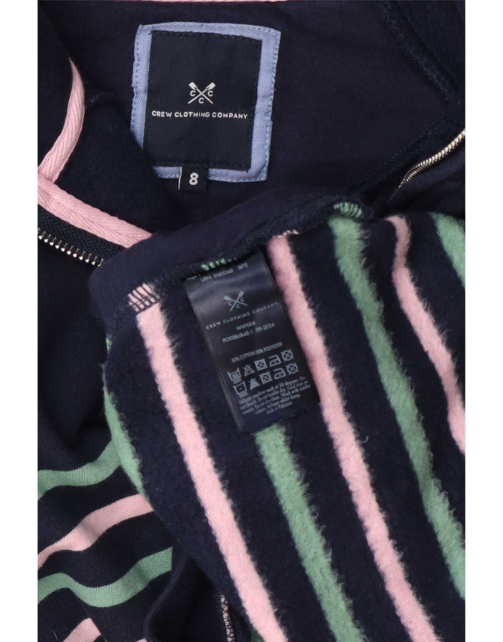 Crew Clothing Женский джемпер-толстовка оверсайз, Великобритания, 8, маленький, темно-синий