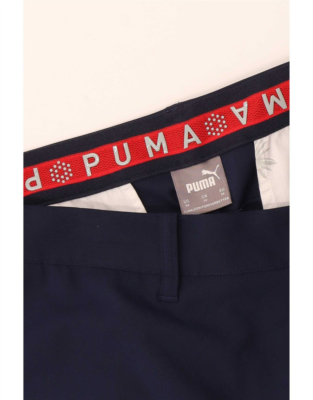 Мужские шорты чинос Puma W36, большие, темно-синие
