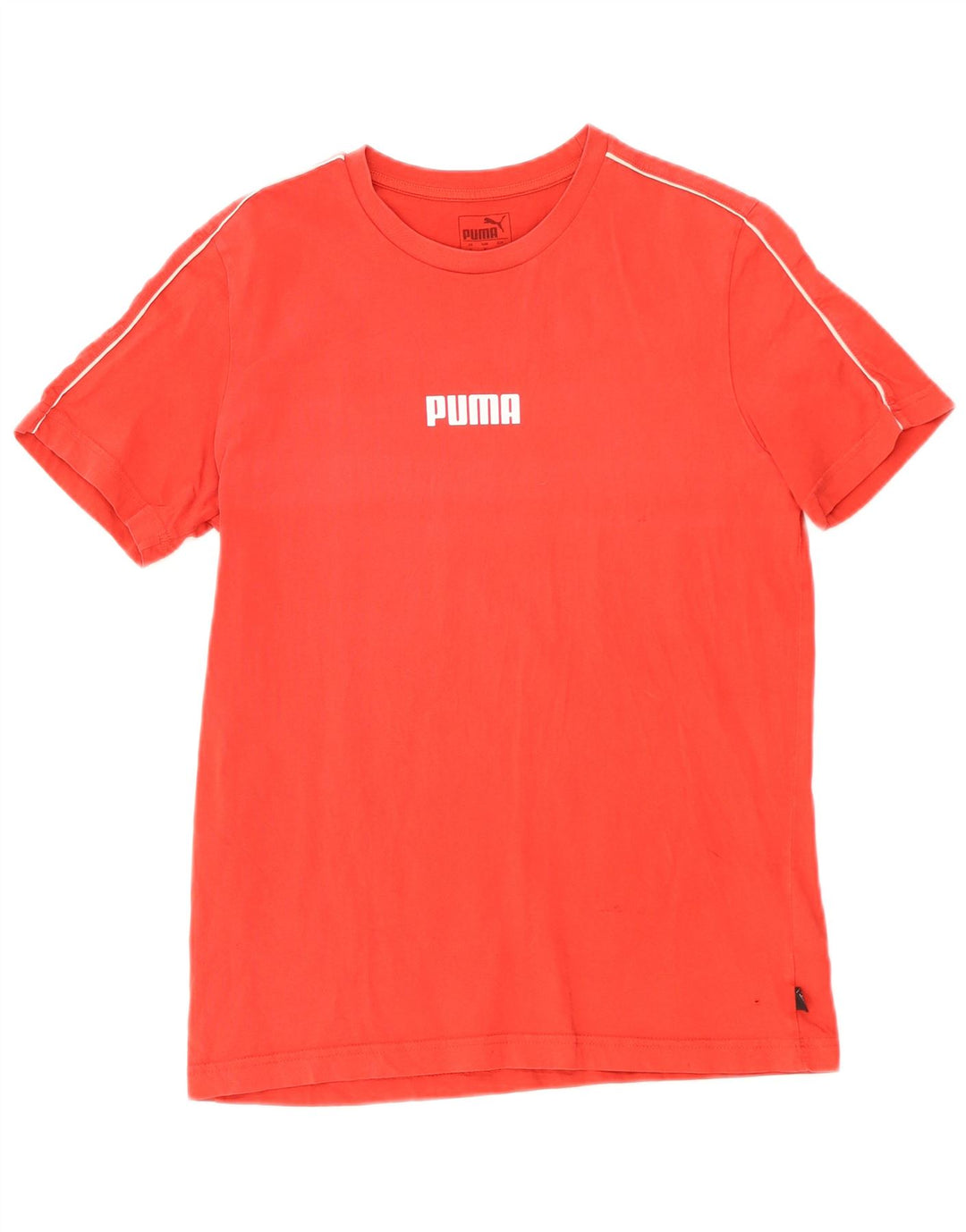 Мужская футболка с рисунком Puma, маленький красный хлопок