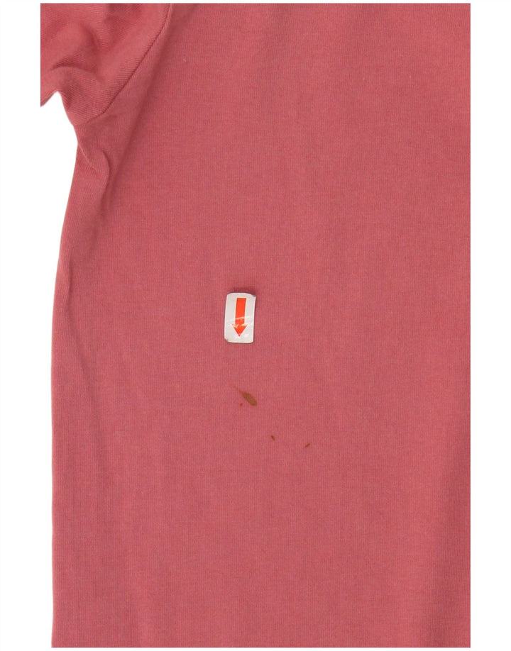 Женский топ ADIDAS с длинным рукавом UK 8, маленький розовый хлопок