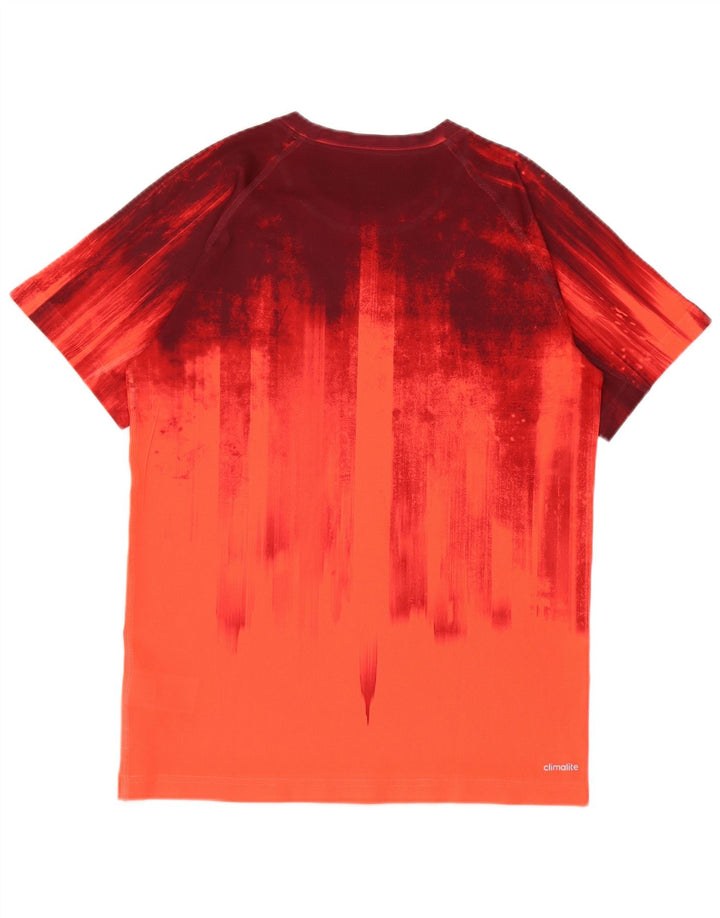 Мужская футболка Adidas Climalite Top XS Red Tie Dye из полиэстера