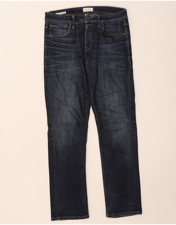 Мужские прямые джинсы Jack & Jones Clark стандартного кроя W32 L32 синие