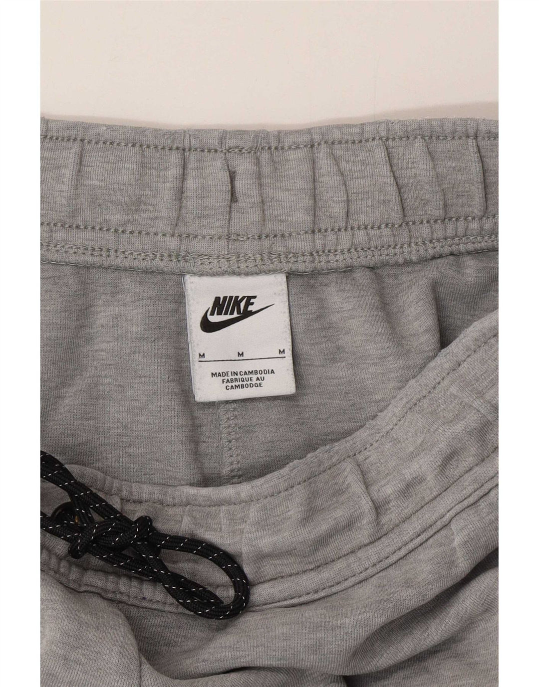 Мужские спортивные брюки Nike, джоггеры среднего серого цвета, хлопок с цветными блоками