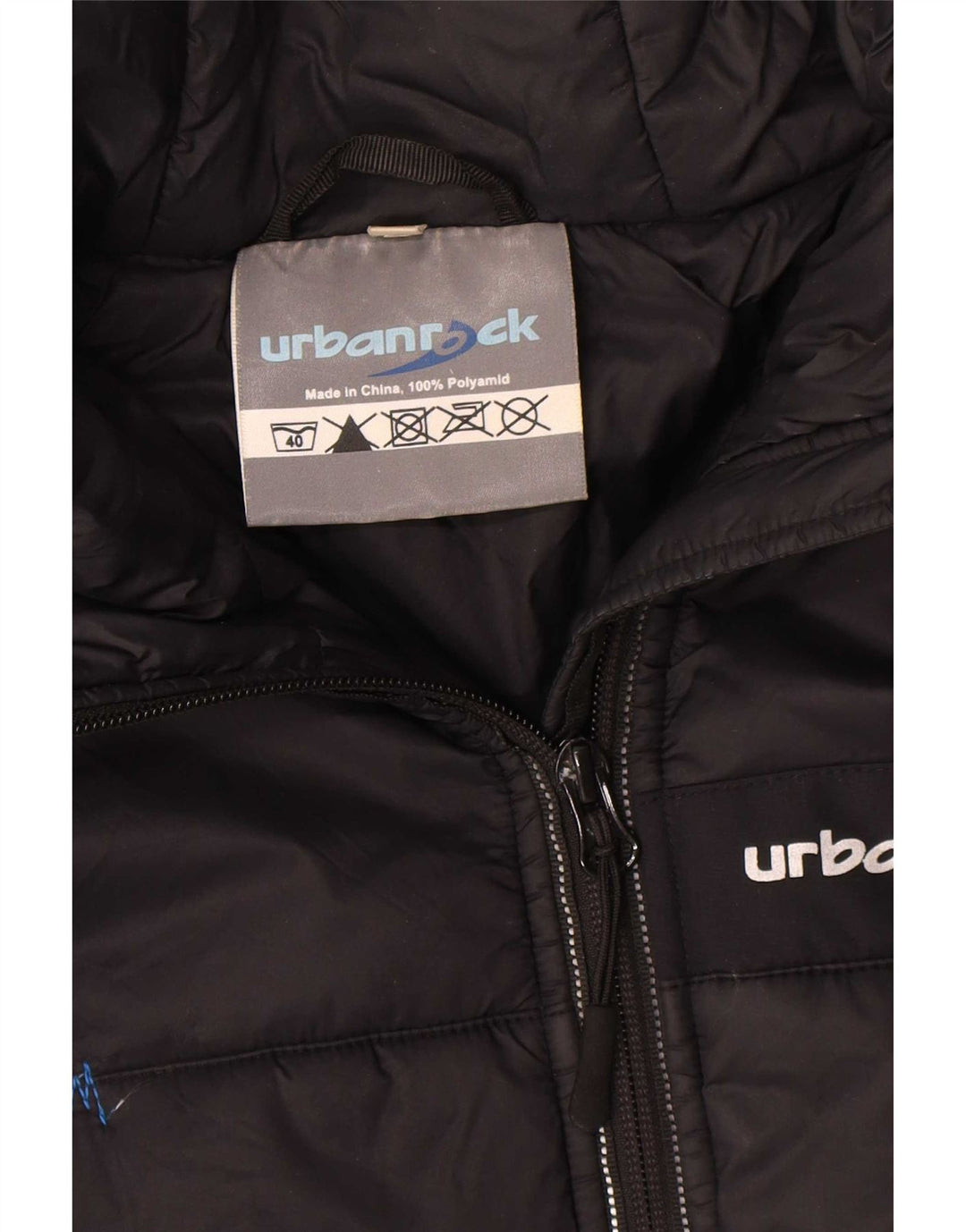 Мужская утепленная куртка Urbanrock UK 40, большая, черная, полиэстер