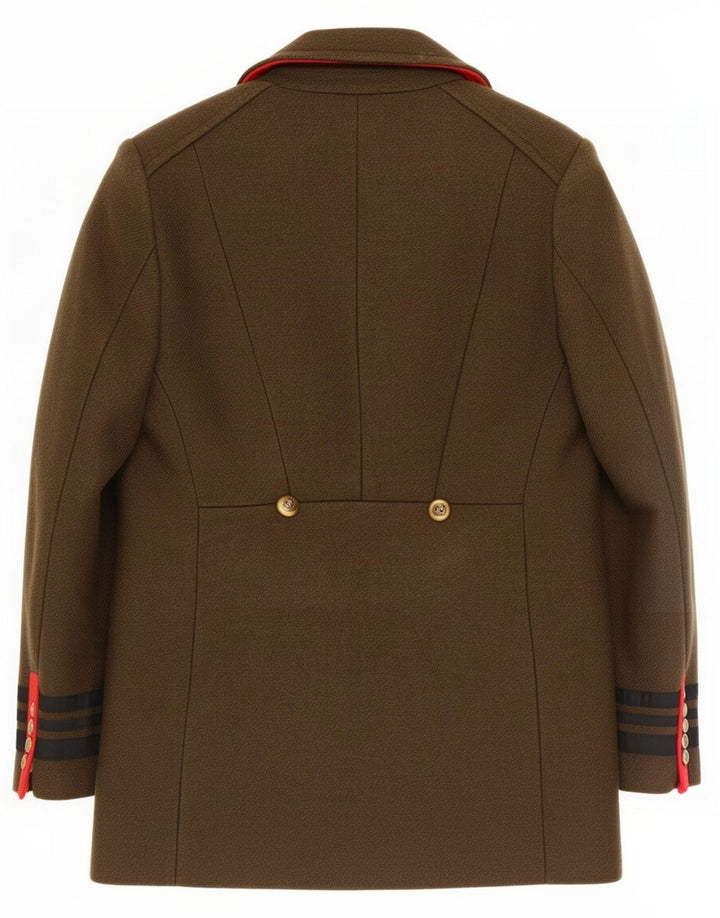 Женское бушлат Zara UK 10, маленький размер, цвет хаки, шерсть