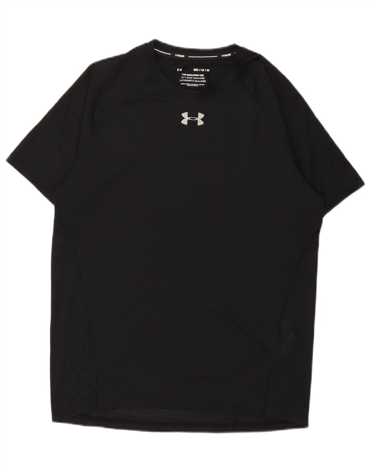Мужская футболка Under Armour, верх среднего размера, черный полиэстер