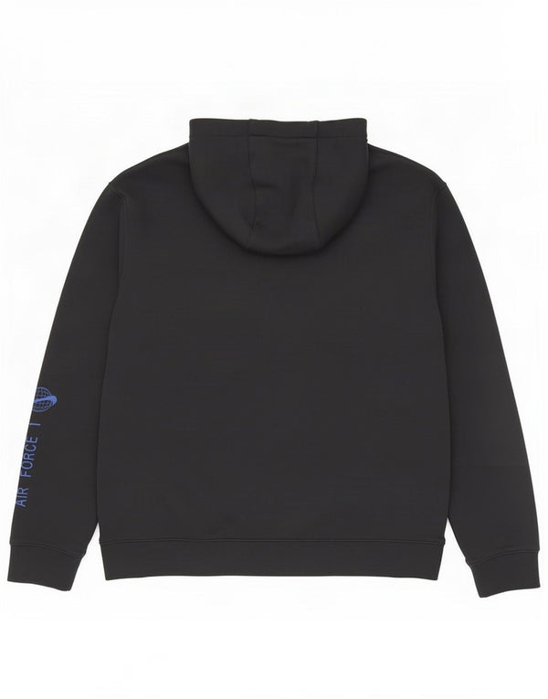 Мужской джемпер с капюшоном Nike с графическим рисунком 3XL, черный хлопок