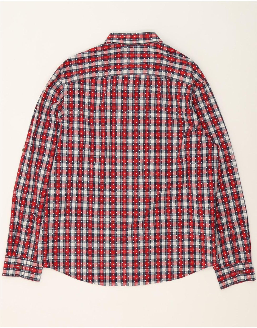 Мужская рубашка приталенного кроя Penguin Heritage, 2XL, хлопковая красная клетка