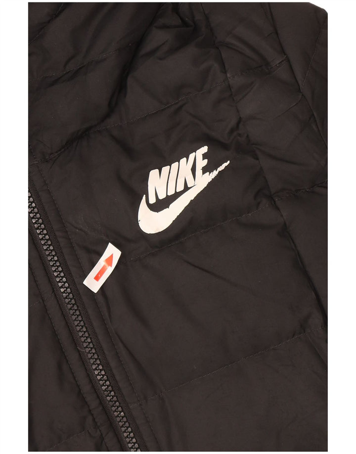 Женская утепленная куртка с капюшоном Nike UK 12, средний серый цвет