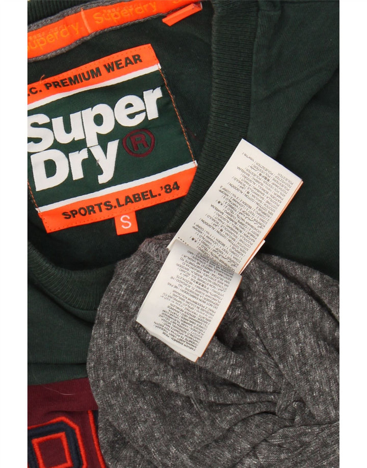 SUPERDRY Мужской топ с рисунком и длинным рукавом, маленький разноцветный цветной блок