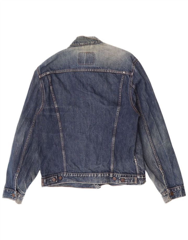 Мужская джинсовая куртка Levi's 70503 UK 40, большая синяя, хлопок
