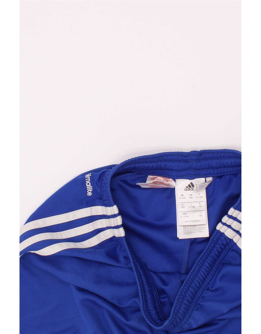 Спортивные шорты Adidas Climalite для мальчиков 11-12 лет, синие, полиэстер