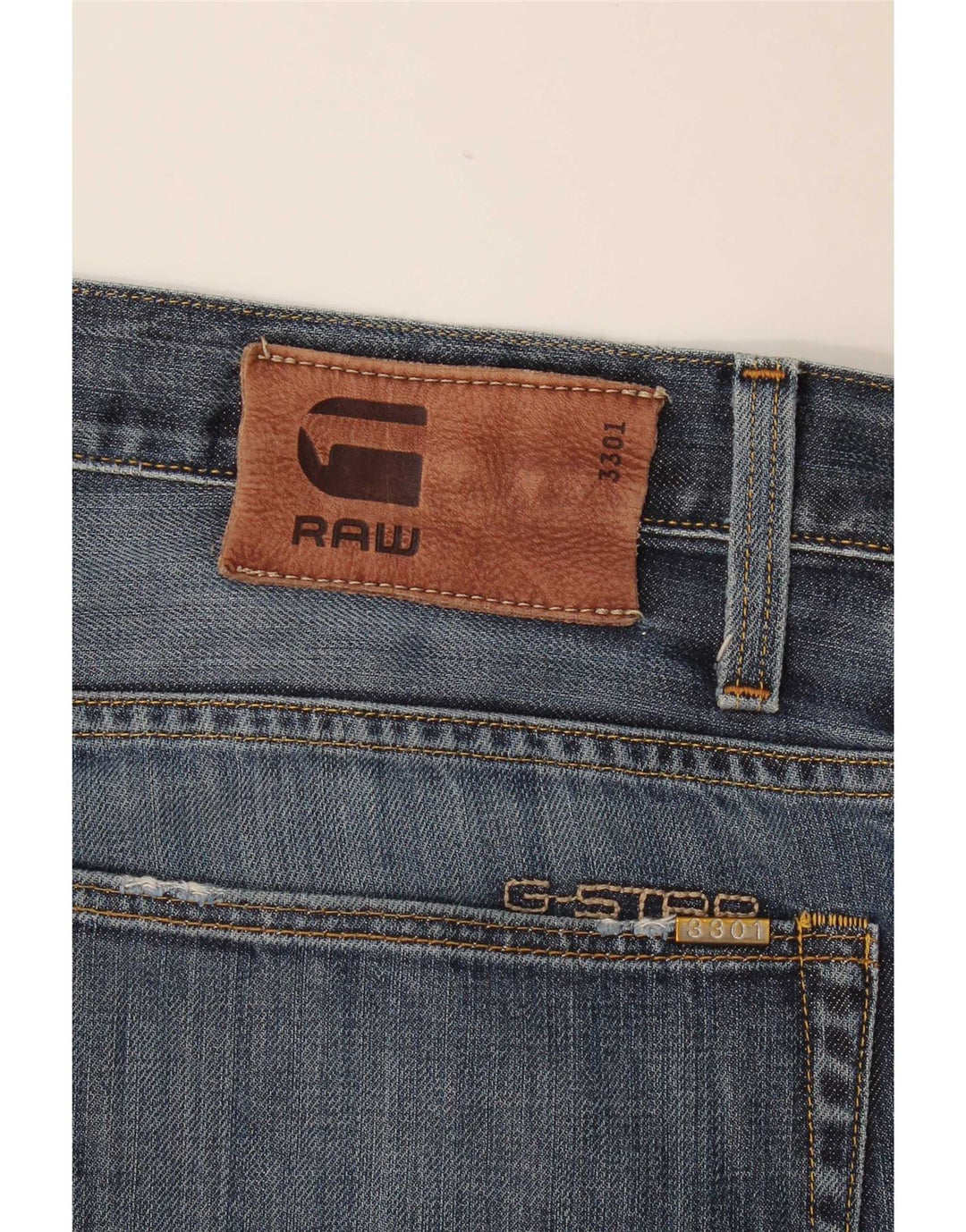 Мужские прямые джинсы G-Star W38 L34 синие