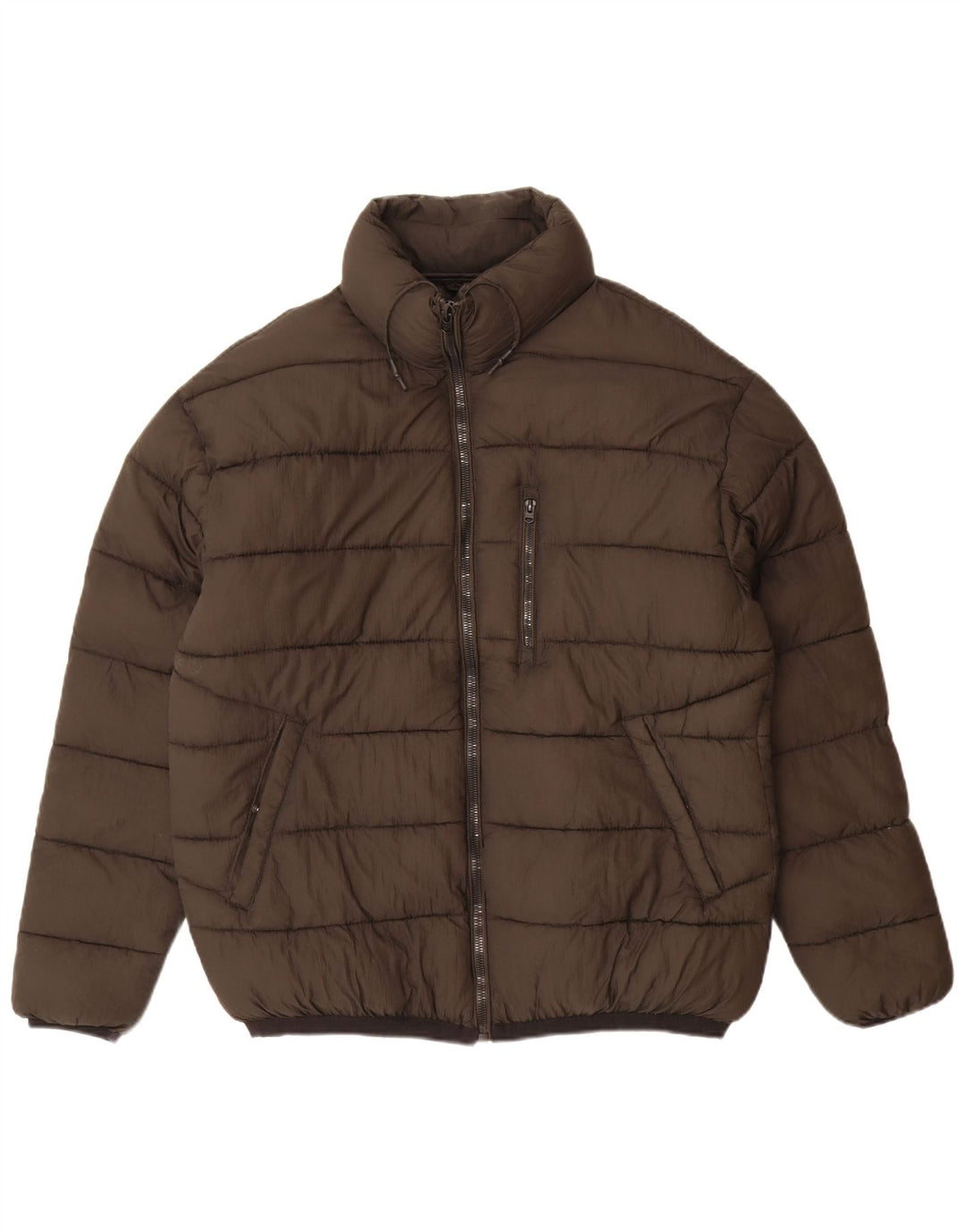 Мужская стеганая куртка PIAZZA ITALIA UK 42 XL Серый нейлон