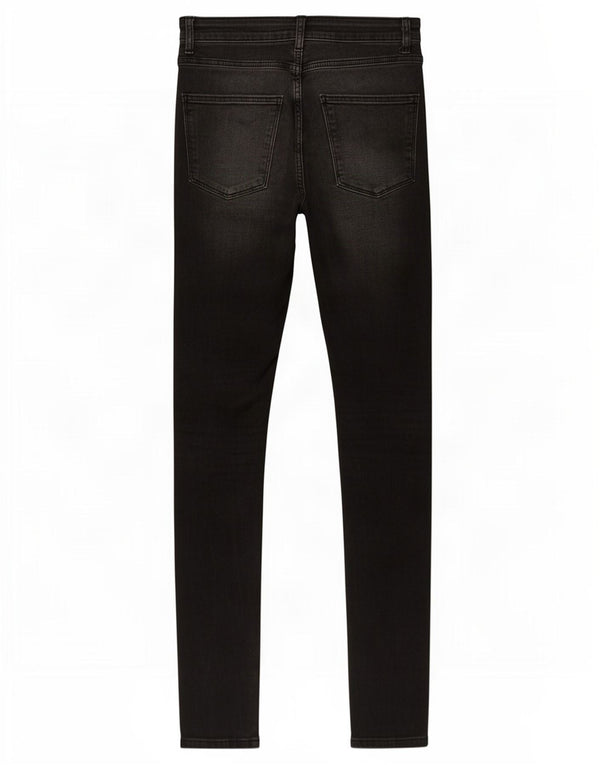 Женские джинсы скинни Zara EU 34 2XS W24 L27, черный хлопок