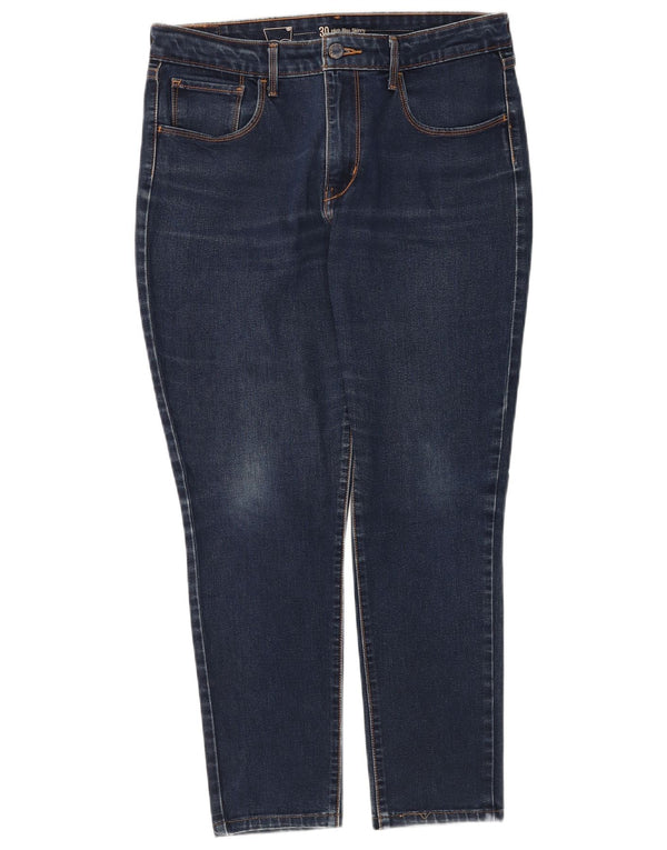 Женские джинсы скинни Levi's с высокой посадкой W30 L26 Темно-синие, хлопок