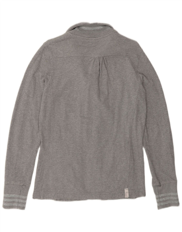 Женский спортивный костюм Adidas Top Jacket UK 16, большой серый хлопок