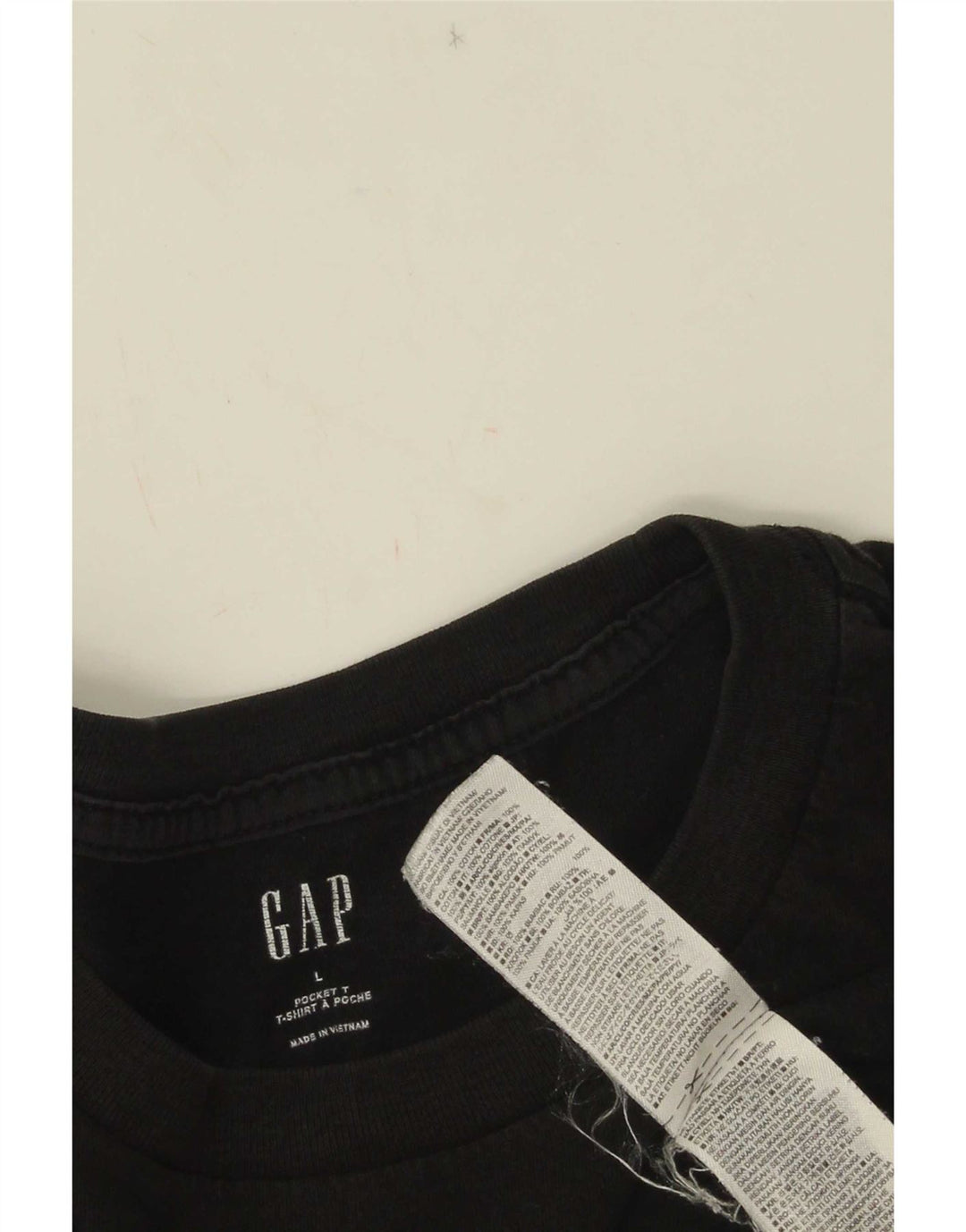 Мужская футболка Gap, большой черный хлопок