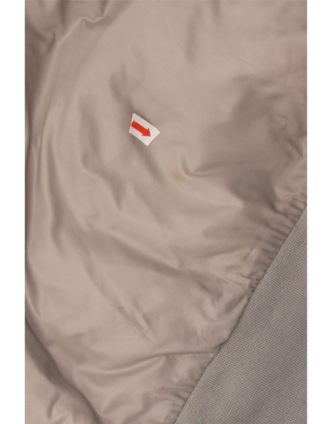 Мужская утепленная куртка с капюшоном Nike UK 36, маленькая серая, полиэстер с цветными блоками