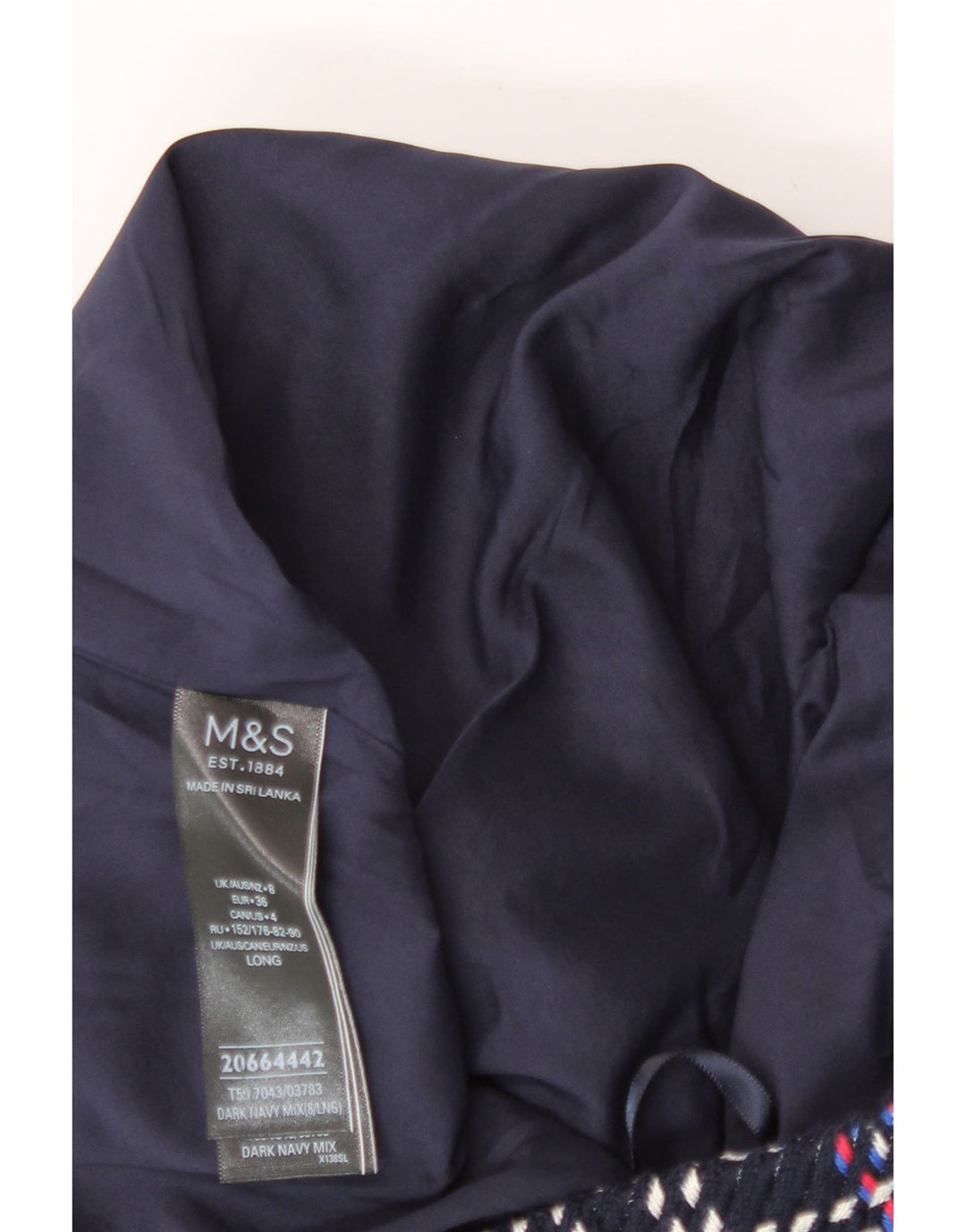 Женская прямая юбка Marks & Spencer UK 8, маленькая W28, в разноцветную клетку