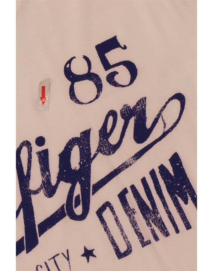Мужская футболка с рисунком Tommy Hilfiger 2XL, белая