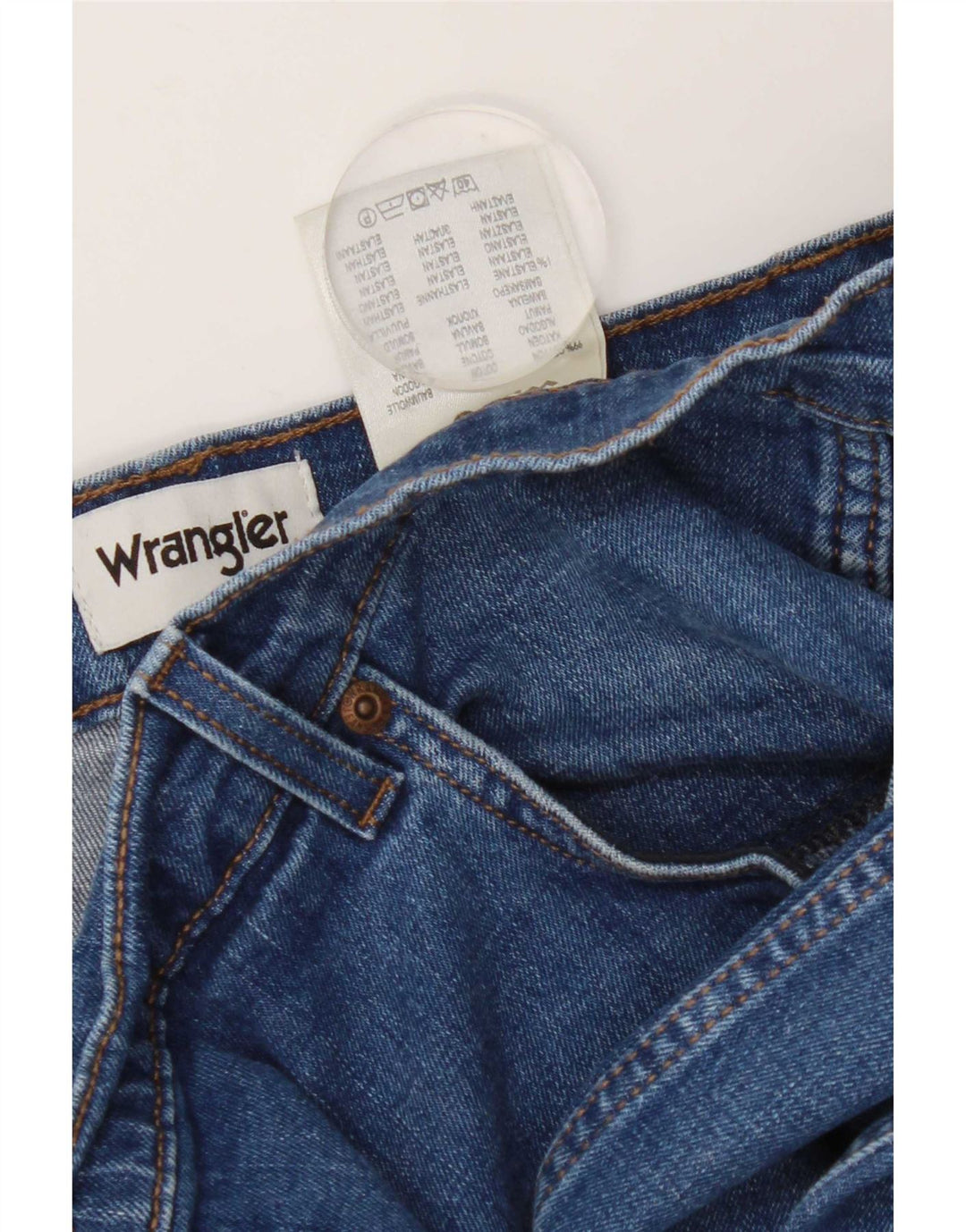 Мужские прямые джинсы Wrangler Texas W44 L32, синий хлопок