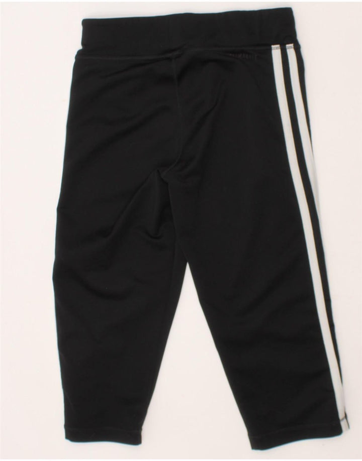 ADIDAS Girls Leggings 7-8 Years Small  Black Polyester Vintage Adidas and Second-Hand Adidas from Messina Hembry 