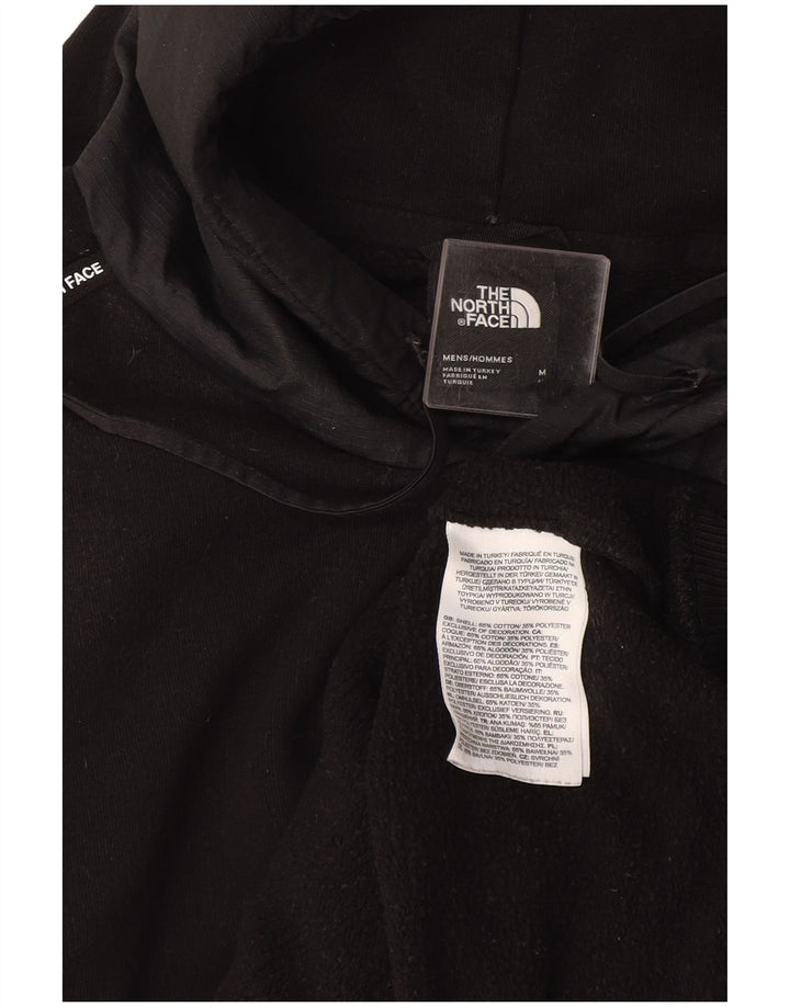 Мужской джемпер с капюшоном The North Face, хлопковый средний черный