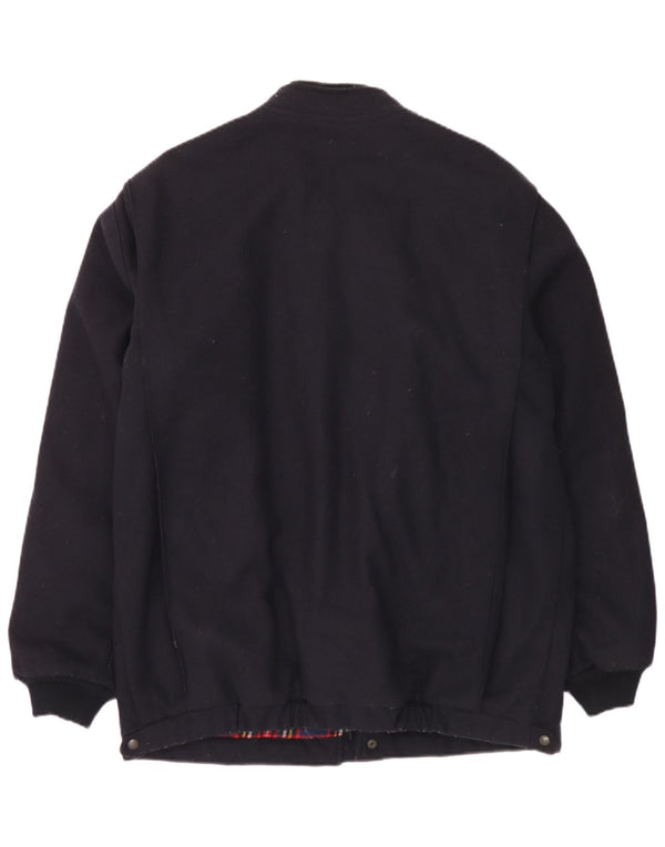 Мужская ветровка Wrangler UK 42 XL темно-синяя шерсть