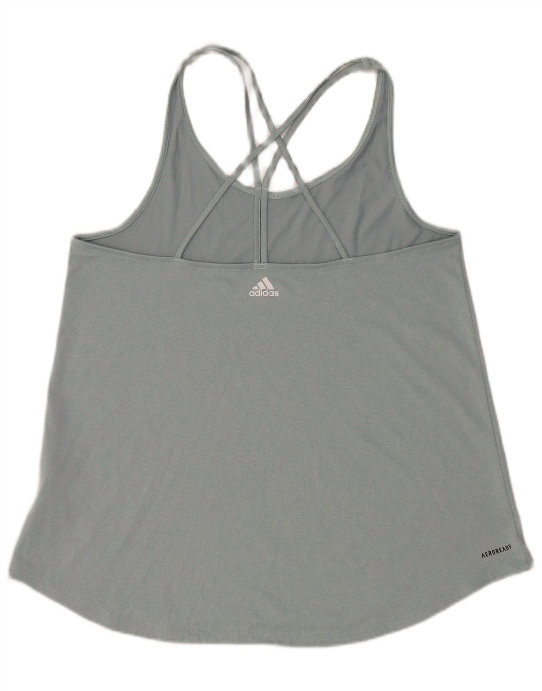 Женский жилет Adidas Aeroready Top UK 14, большой серый полиэстер