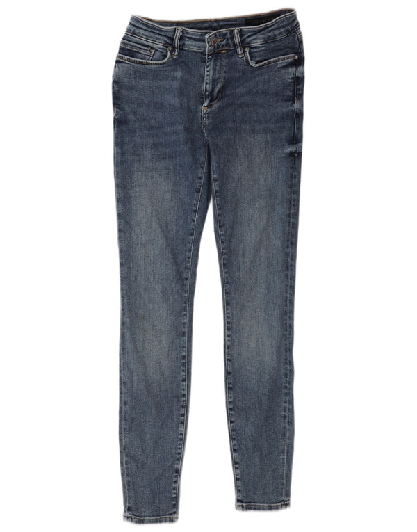 Женские джинсы скинни All Saints Miller, маленькие W26 L30, синие, хлопок