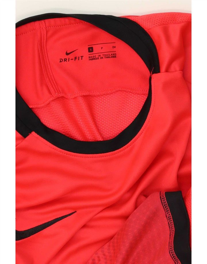 Мужская футболка Nike Dri Fit, маленький красный цветной блок
