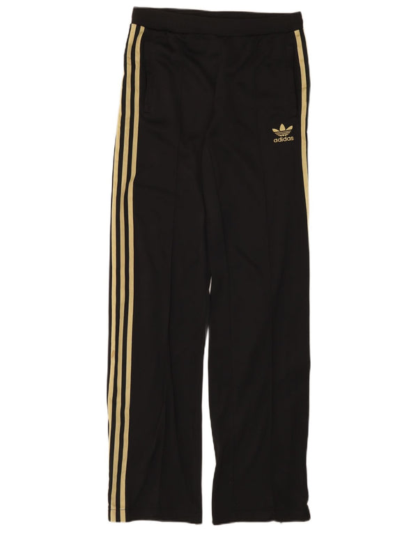 Женские спортивные брюки Adidas UK 8, маленький черный нейлон