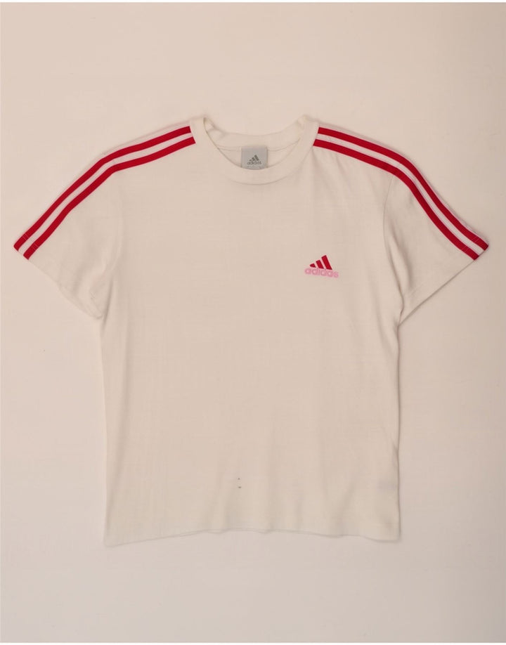 Женская футболка Adidas Top UK 12, средний белый хлопок