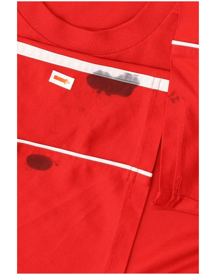 Мужская футболка ADIDAS Climalite с рисунком, верх XL, красный полиэстер