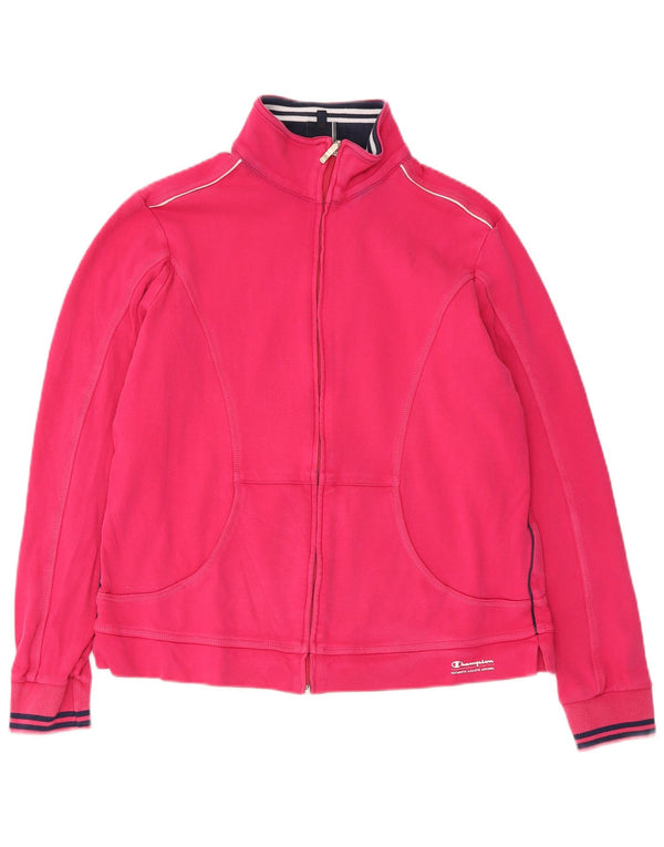 Женский спортивный костюм Champion, верхняя куртка UK 18 XL, розовый хлопок